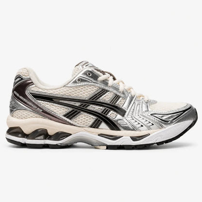 ASICS GEL KAYANO 14 Blanco Plateado Negro