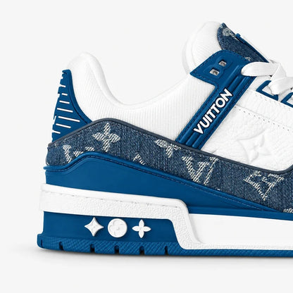 LOUIS VUITTON TRAINER AZUL Blanco