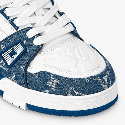 LOUIS VUITTON TRAINER AZUL Blanco